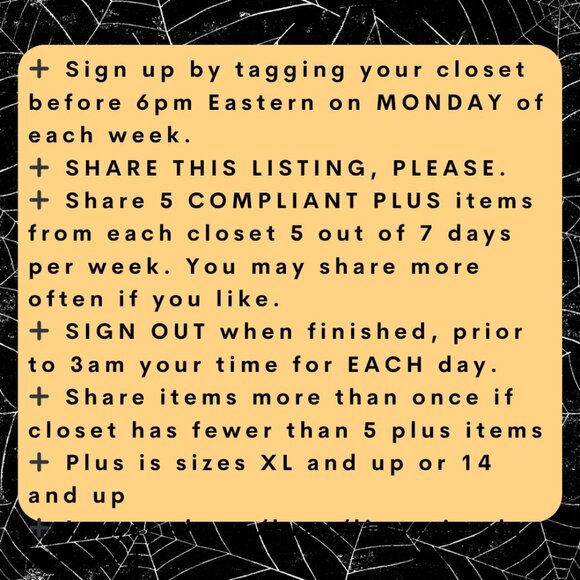 CURVY CUTIES: Plus Size Share Group Oct. 27- Nov. 2 - Picture 2 of 2